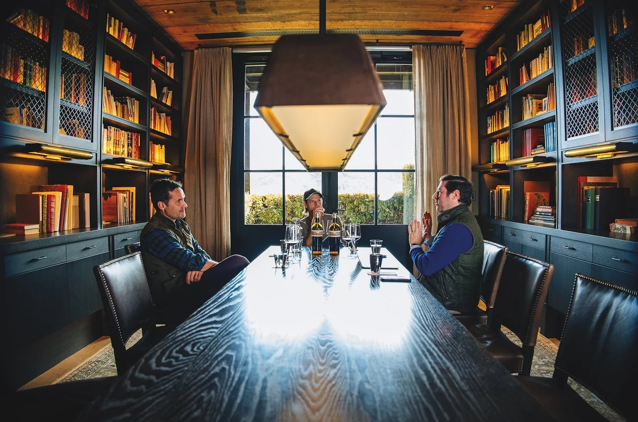 Jonathan Cristaldi tasting at Harlan Estate