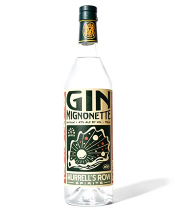 Murrell’s Row Spirits Gin Mignonette is one of the best gins for Dirty Martinis.