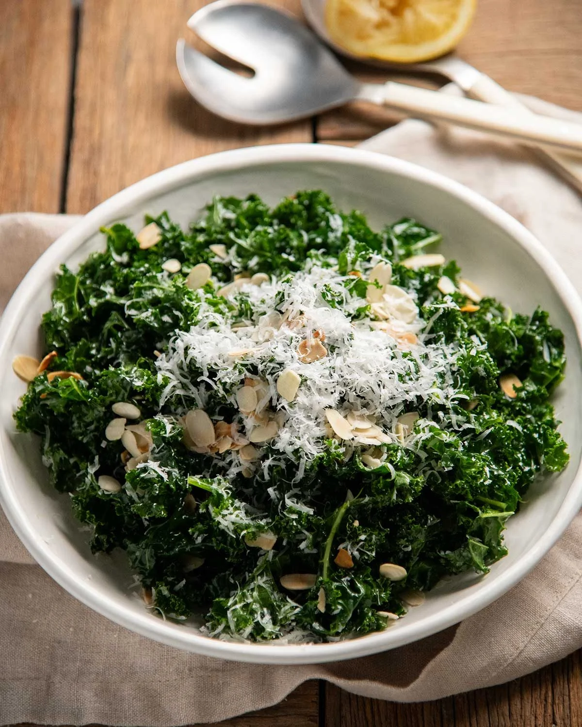 Deliciously Simple Everyday Kale Side Salad Recipe