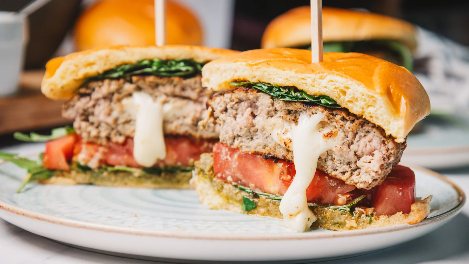 Elevate Your BBQ with Flavorful Pesto Turkey Burgers
